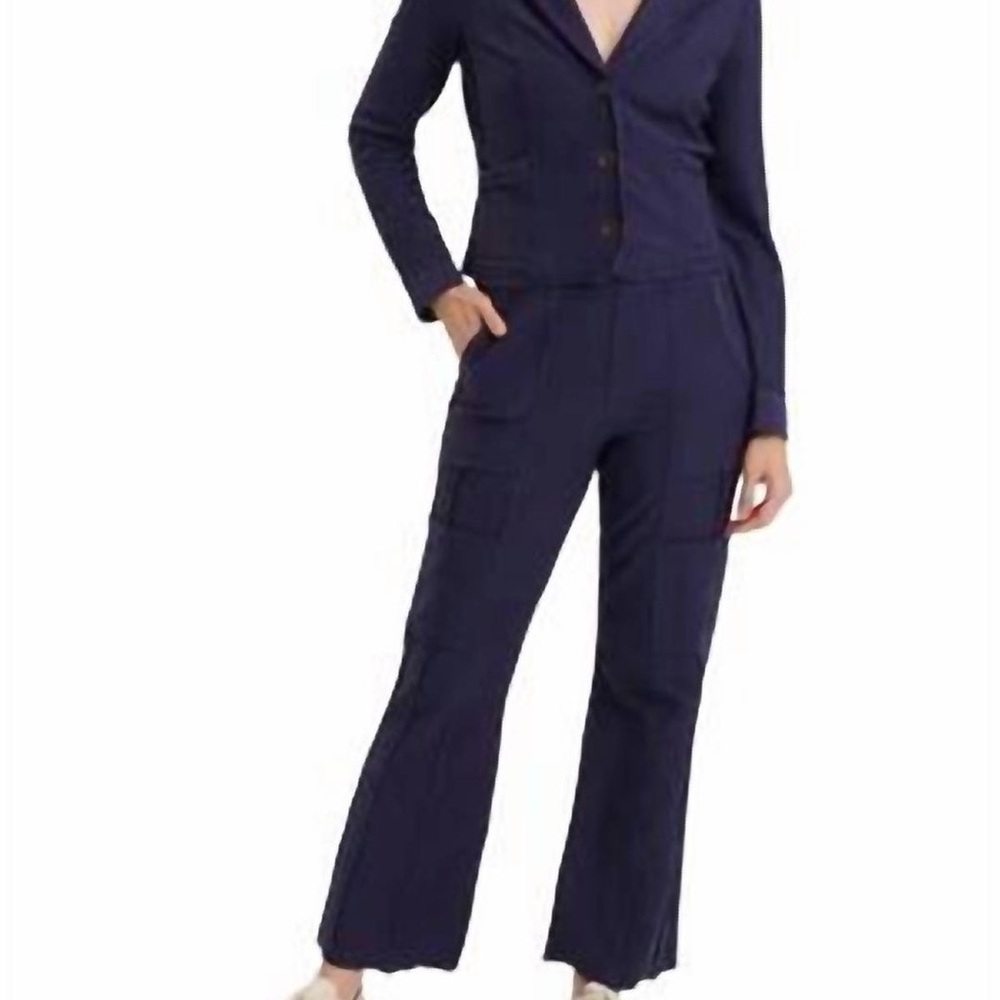 XCVI Dark Blue Pantsuit